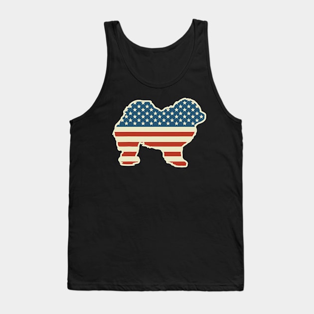 Chow Chow American Flag 4Th Of July Tank Top by eldridgejacqueline